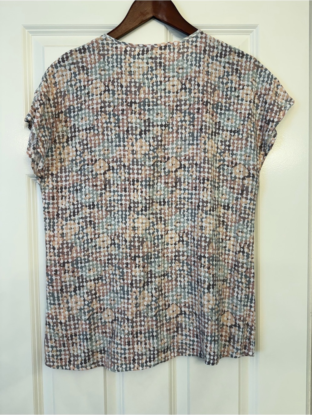Savanna Jane Embroidered Floral Boho Tunic Top Medium V-Neck - Picture 2 of 6